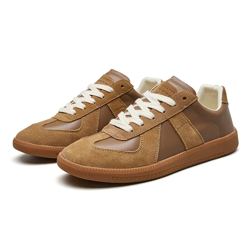 Weiße Sneaker Herren – Bequeme Rutschfeste Schnürsneaker für Jeden Tag