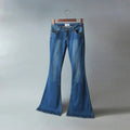 Weite Jeans Damen | Ausgestellter Schnitt & Used-Waschung