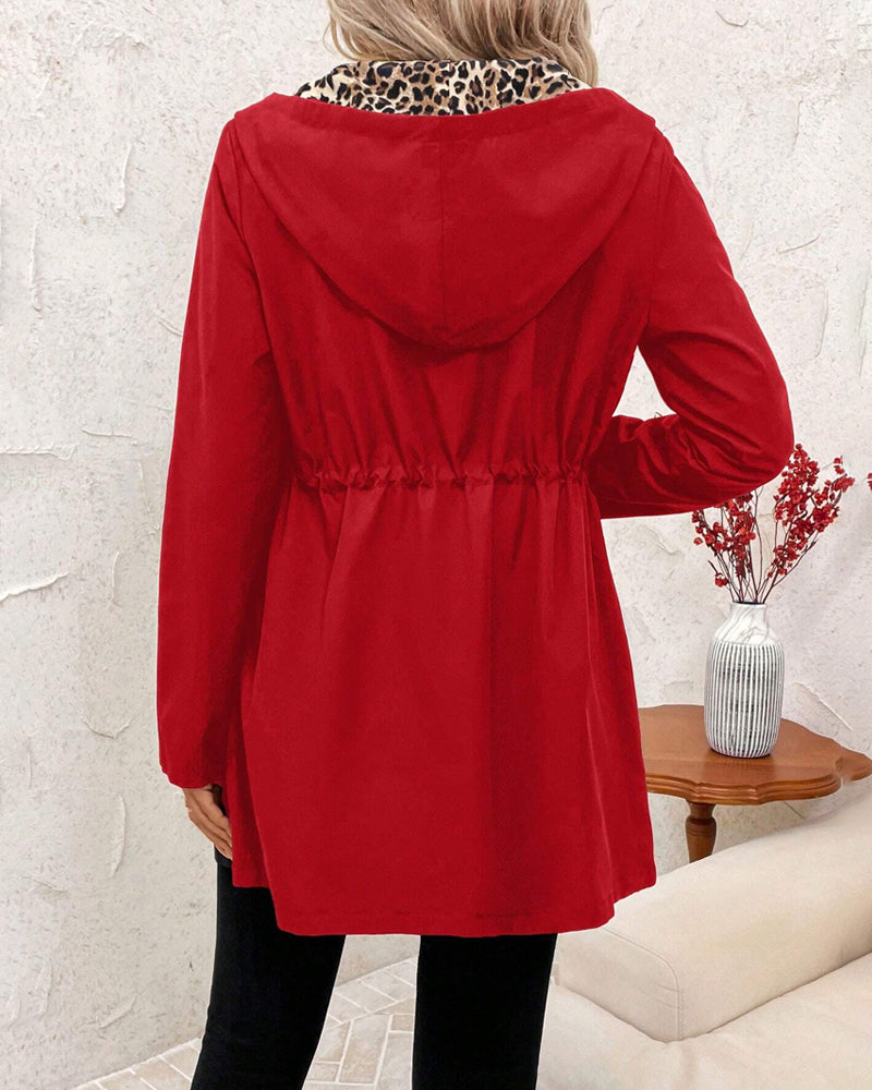 Wendemantel Für Damen Mit Leopardenmuster – Eleganter Und Vielseitiger Stil Für Jeden Anlass