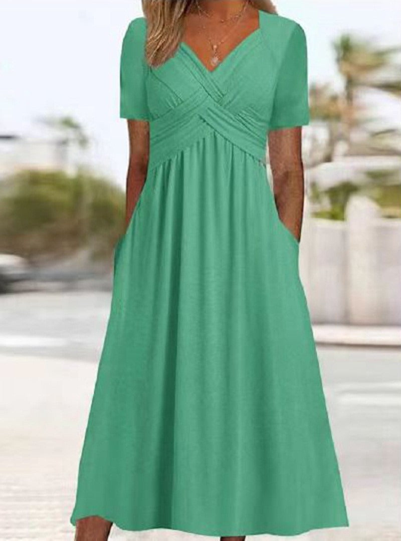 Elegantes Midi Kleid für Frauen – Zeitloser Stil für jeden Anlass
