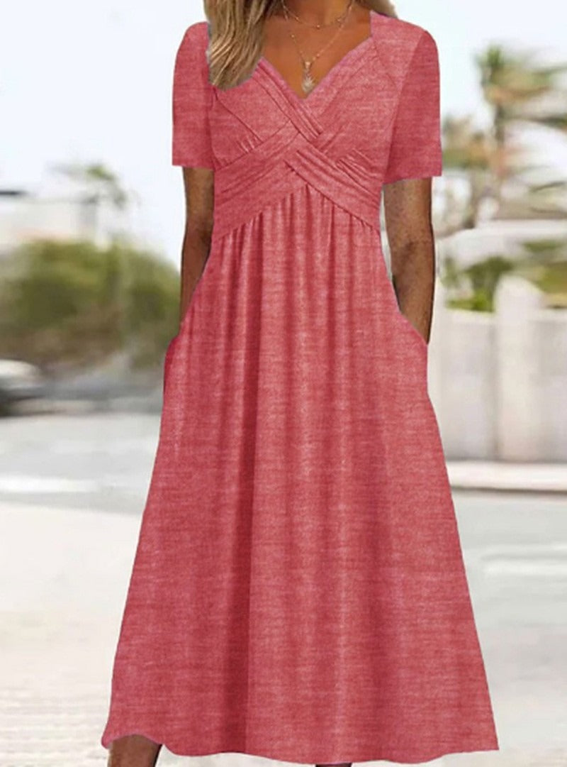 Elegantes Midi Kleid für Frauen – Zeitloser Stil für jeden Anlass