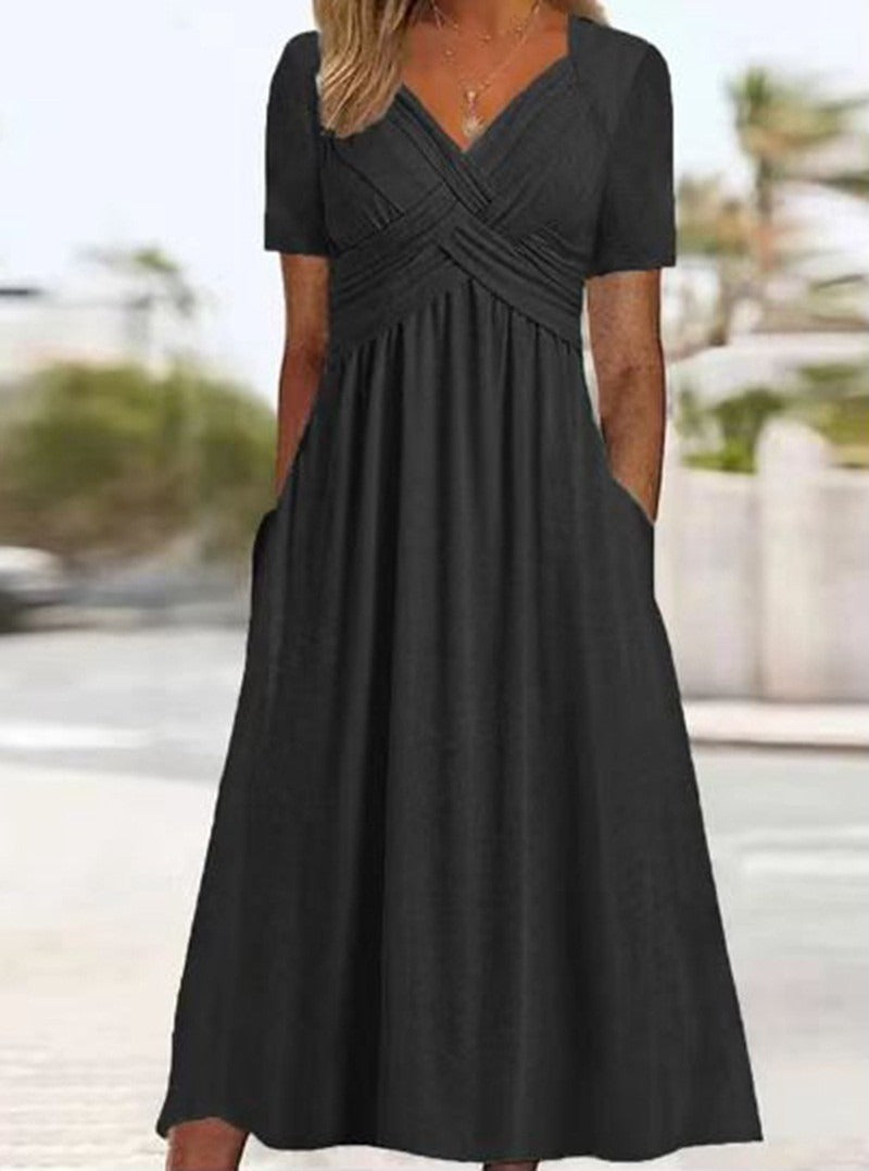 Elegantes Midi Kleid für Frauen – Zeitloser Stil für jeden Anlass