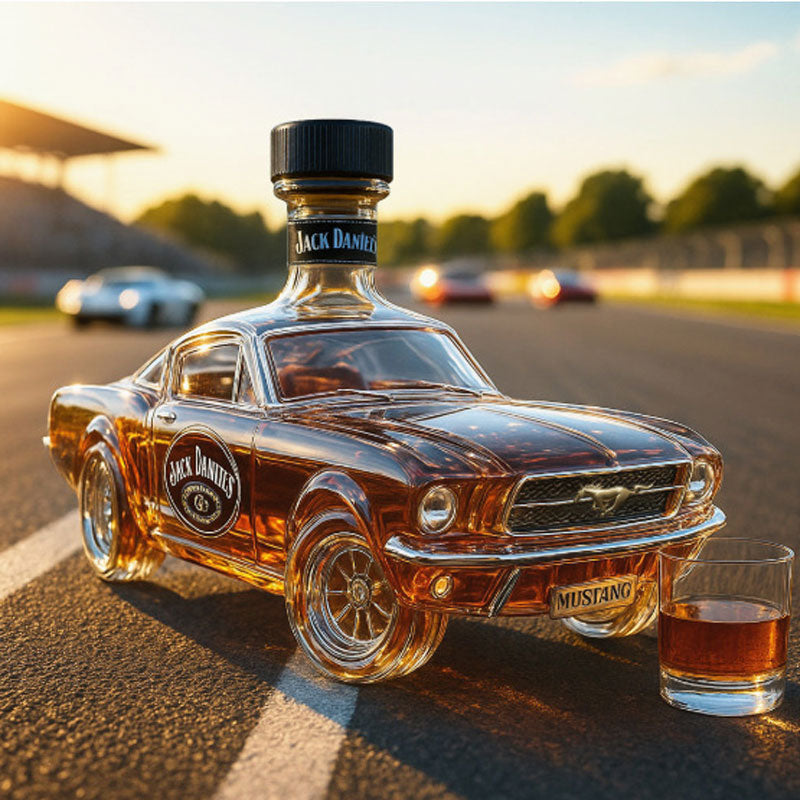 Whiskykaraffe in Mustang-Form für die Hausbar
