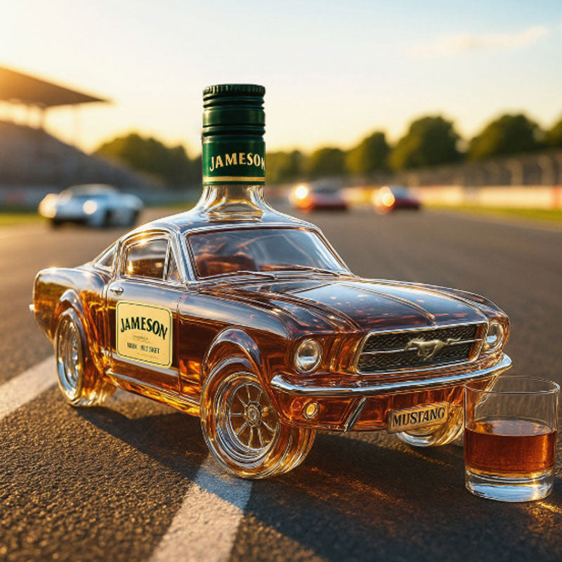 Whiskykaraffe in Mustang-Form für die Hausbar