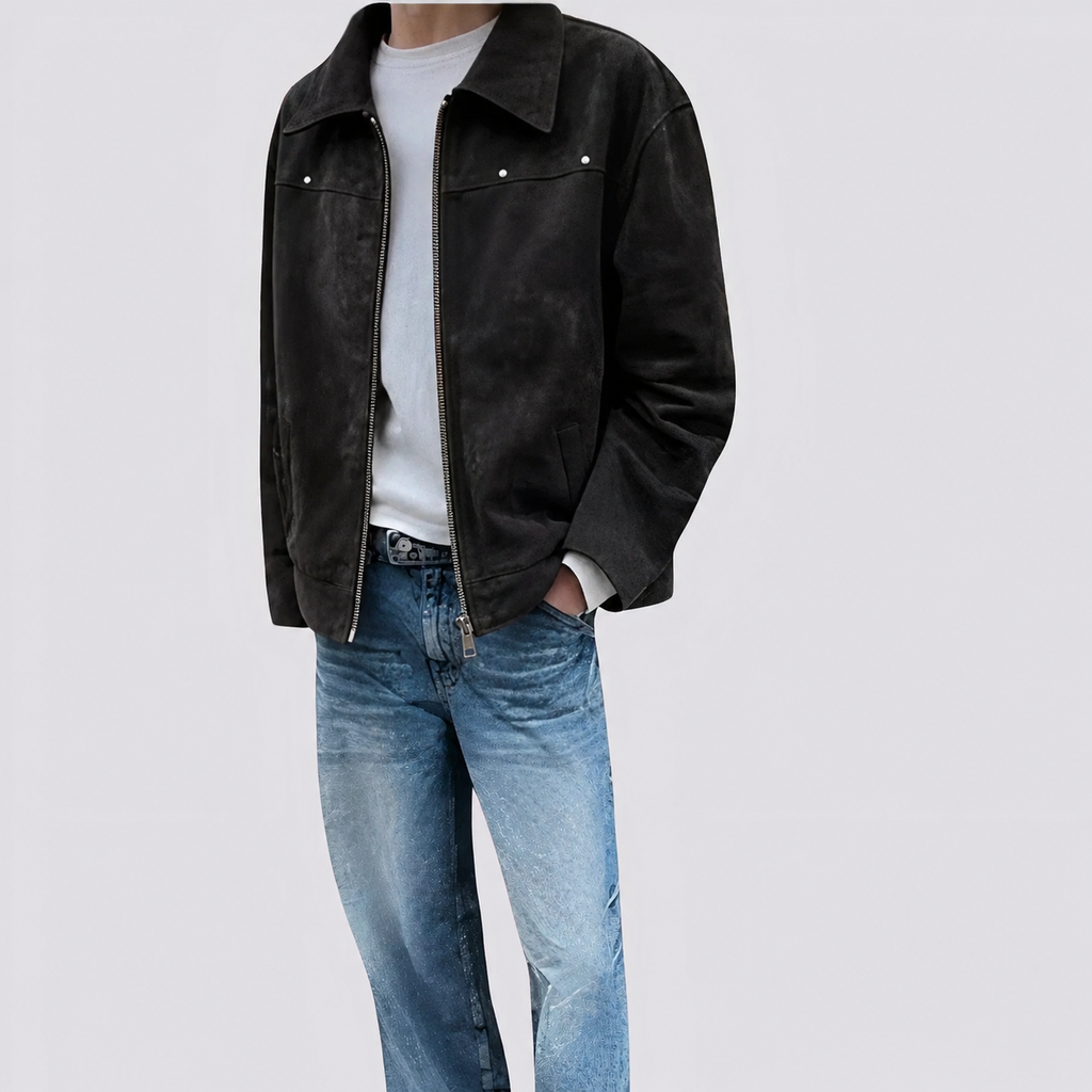 Wildlederjacke Herren | Vintage Look & lässiger Komfort