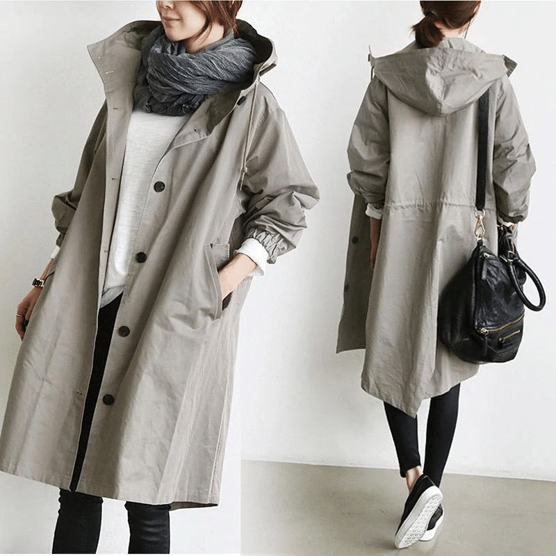 Windbreaker Jacke Damen | Wasserabweisend & Longline