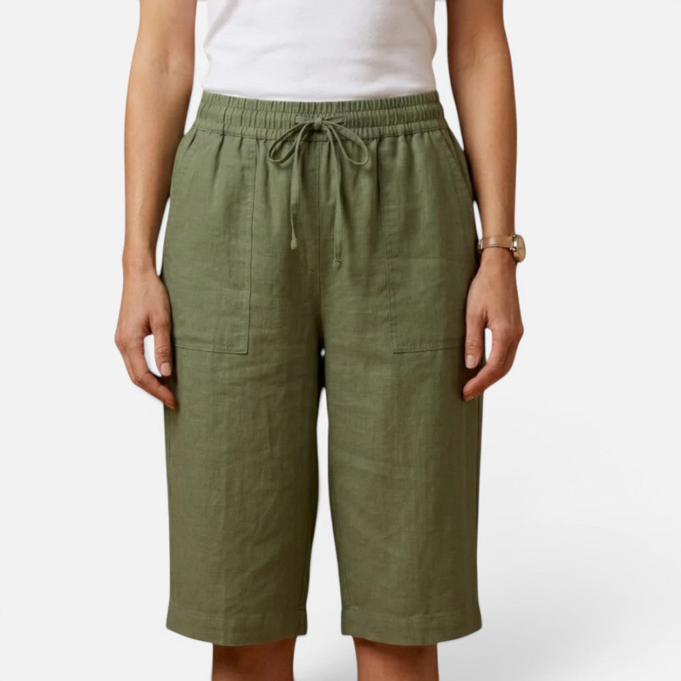 Shorts Locker Geschnitten Mit Taschen Tunnelzug Bund