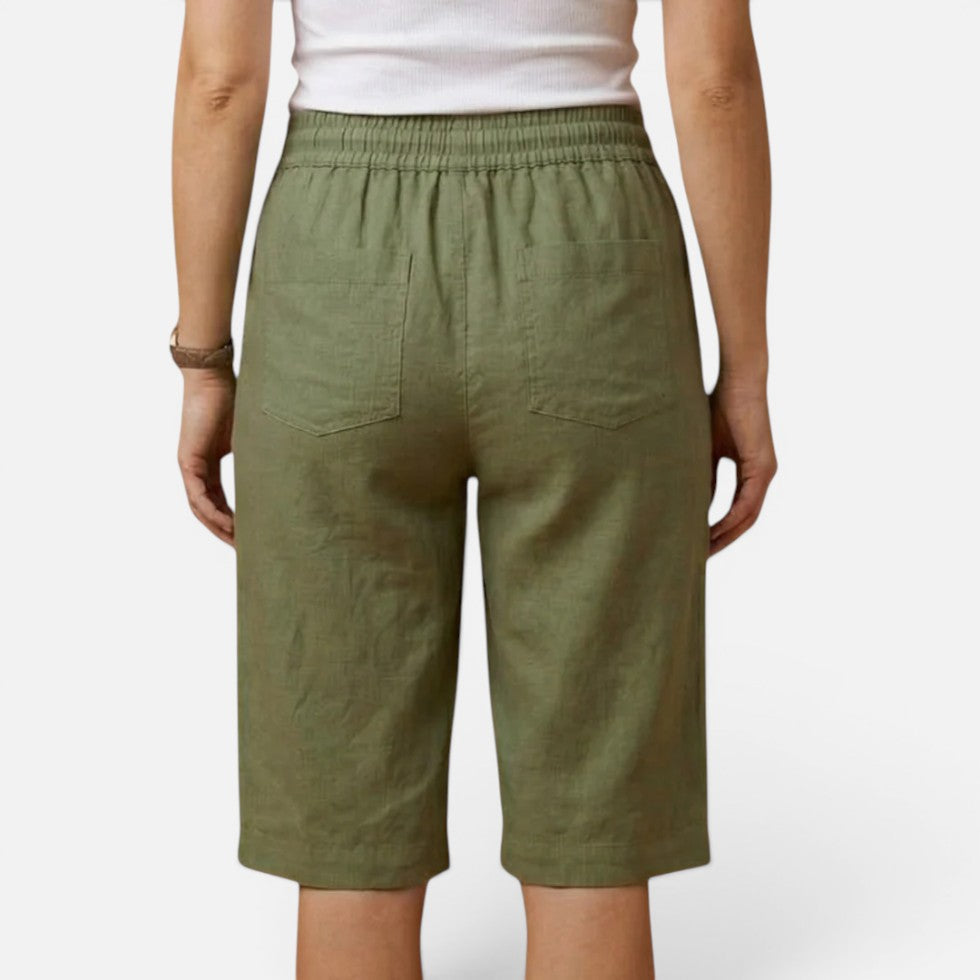 Shorts Locker Geschnitten Mit Taschen Tunnelzug Bund