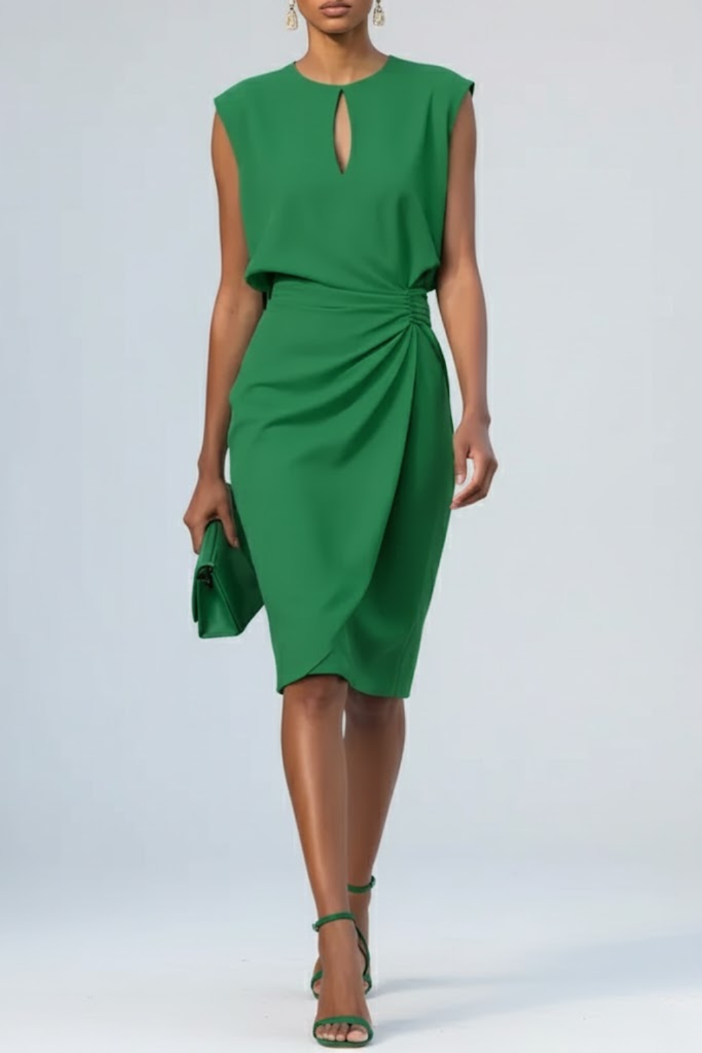 Damen Elegantes Midi Abendkleid