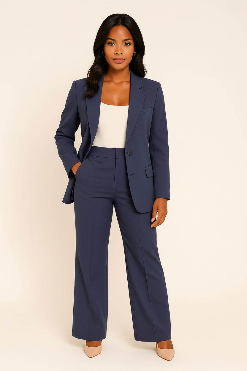 Damen Gerader Klassischer Business Anzuge