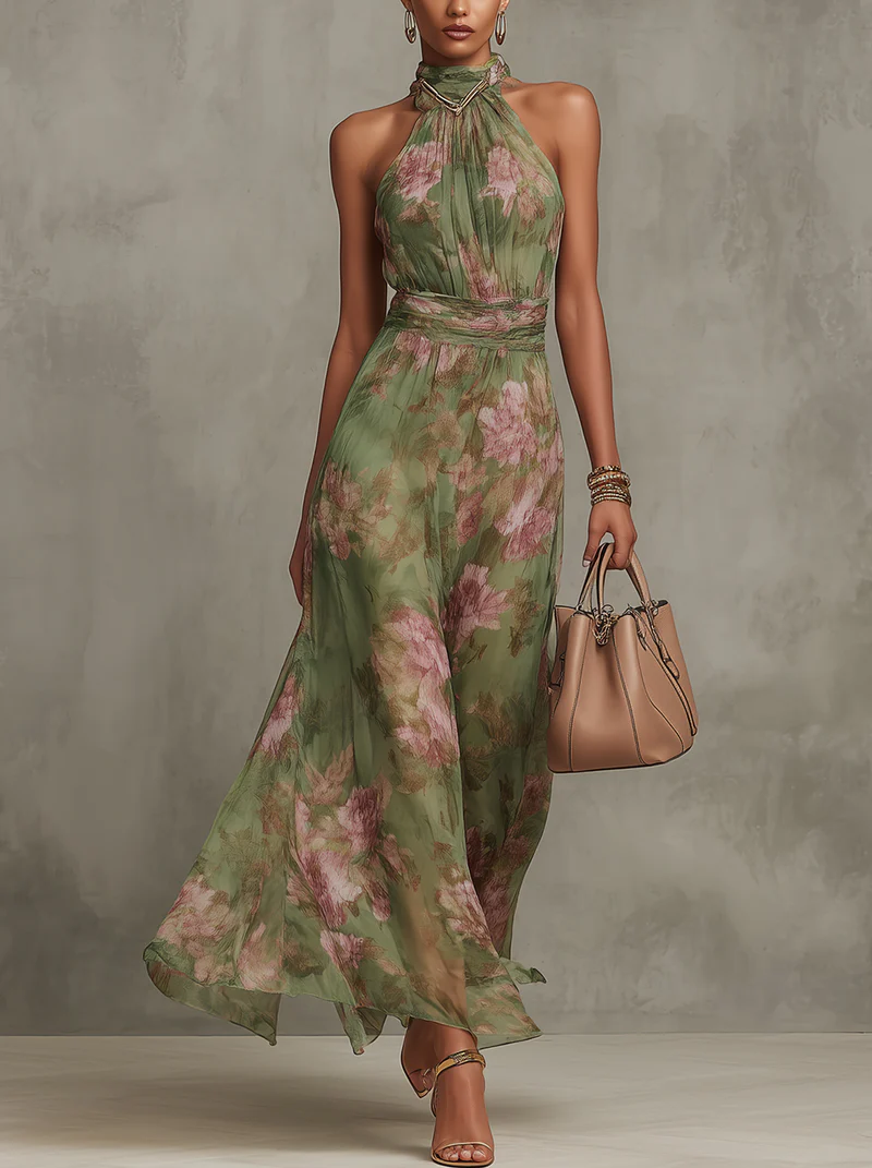 Ammie | Elegantes Sommerkleid mit Blumenmuster