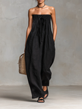 Nina | Damen Trägerloses Elegantes Overall – Strapless Jumpsuit für Hochzeit 2026