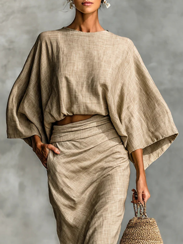 Julia | Damen Zweiteiliges Set mit Rock – Matching Set Top & Rock für Sommer 2026