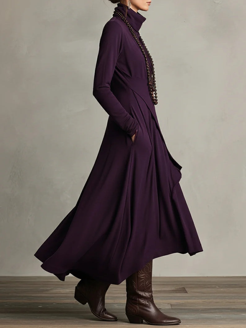 Damen Sommer Asymmetrisch Mehrlagig Maxikleid
