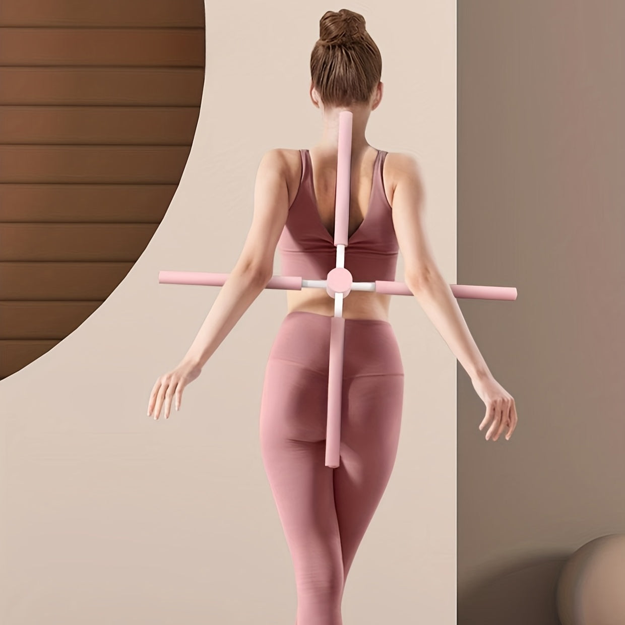 Zen-Yoga-Stock – Balance und Tiefendehnung