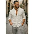 Aca | Herren Sommer hemd Langarm
