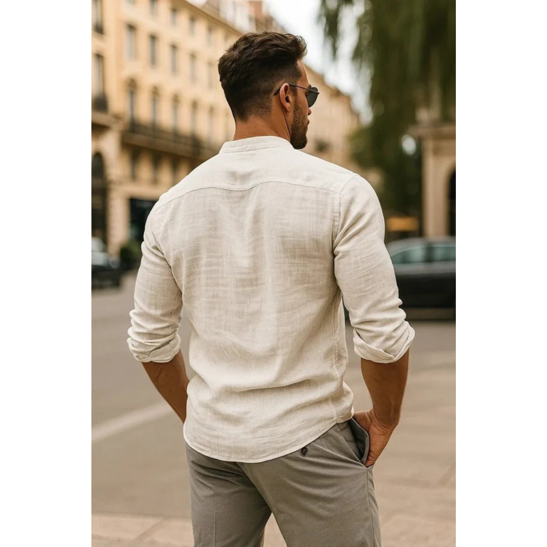 Aca | Herren Sommer hemd Langarm