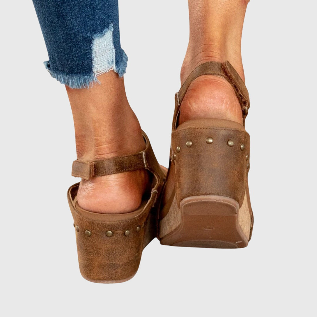 Damen Orthopädische Sommer Plateau Sandalen