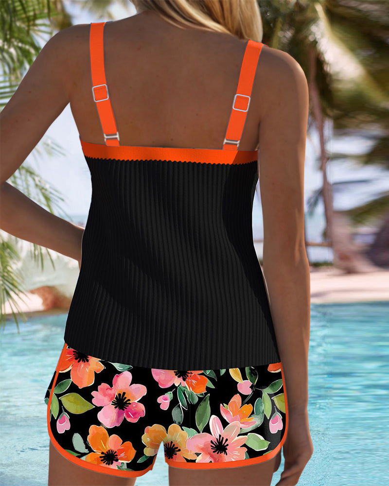 Elegantes Zweiteiliges Tankini-Set