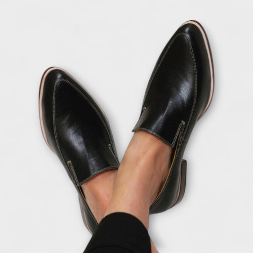 Adelgund | Damen Slipper Loafer Halbschuhe