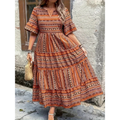Adriana | Damen Sommerkleid Maxi Boho Modern Stilvoll