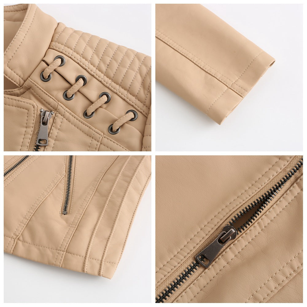 LARA / JACKE AUS GEWASCHENEM LAMMLEDER