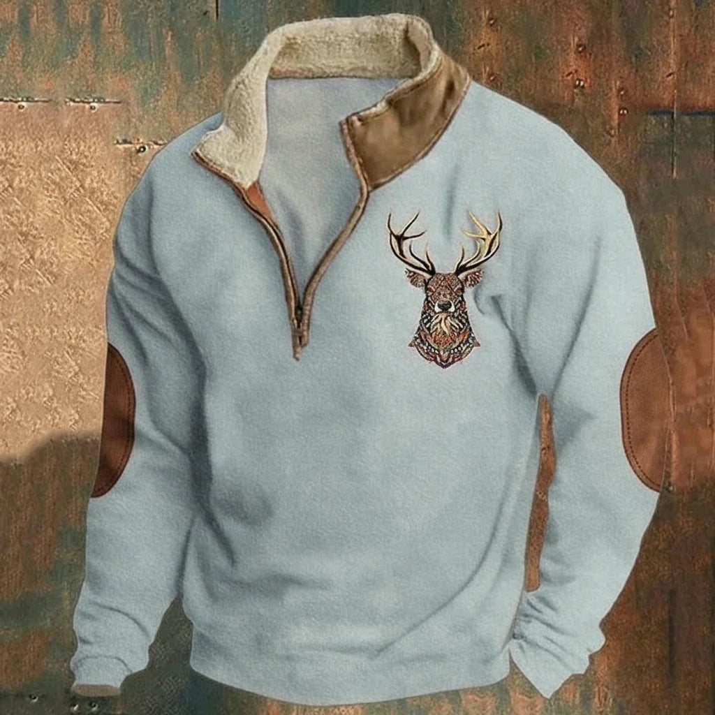 Darven™ | Pullover Nordique Cerf – Outdoor-Stil & angenehme Wärme