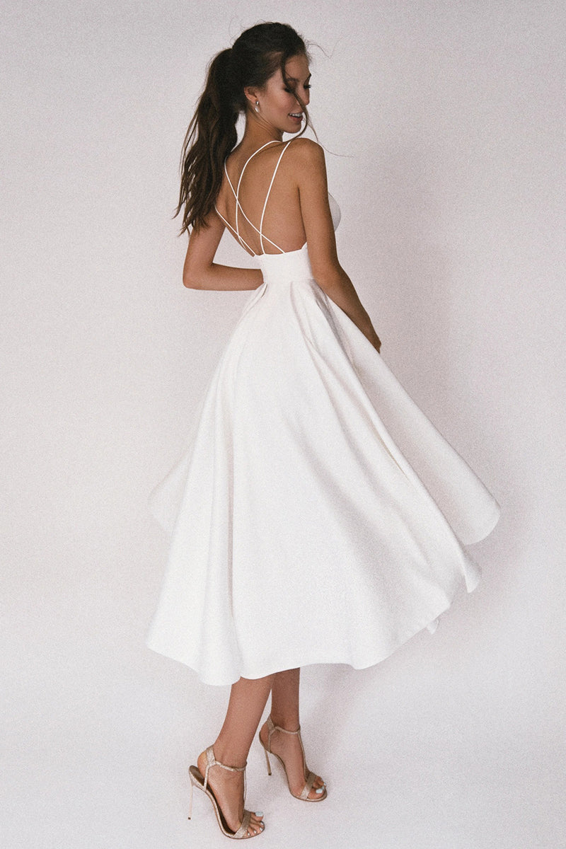 Damen Festliches A-Linie Midi Abendkleid