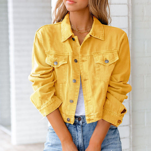 Albertina | Damen Jeansjacke Kurz Geschnitten Relaxed