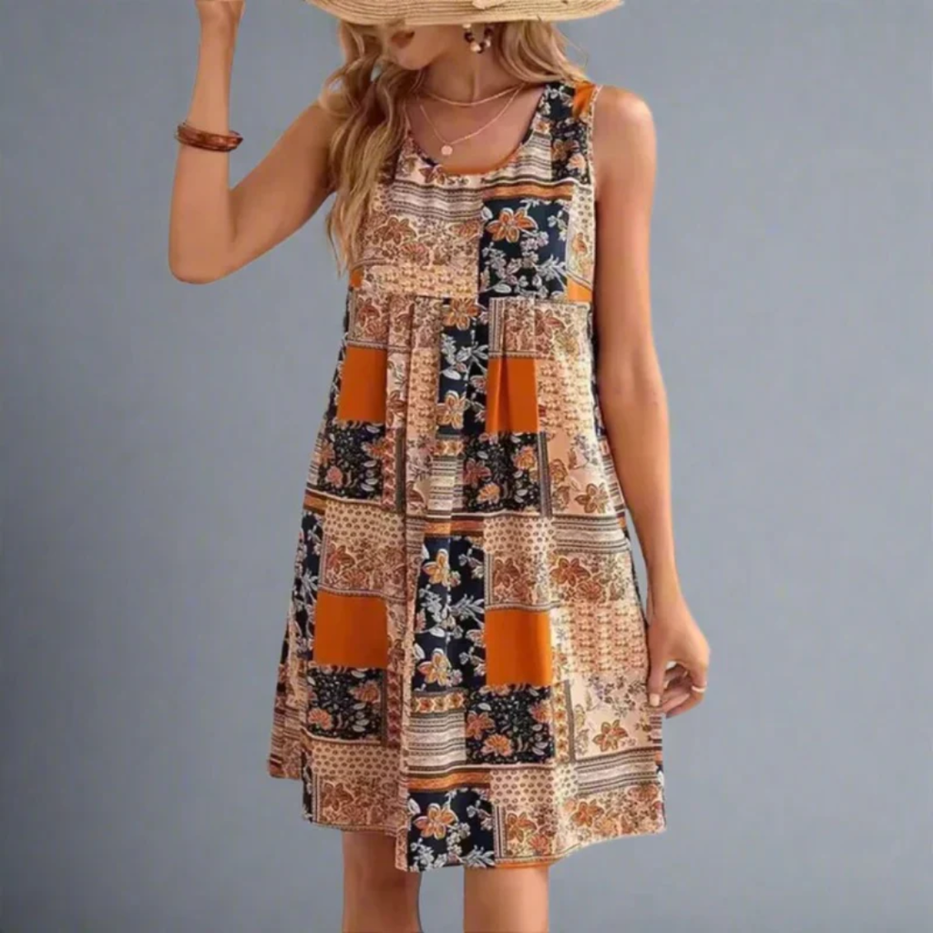 Alessia | Damen Schlichtes Sommerkleid Mini