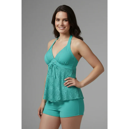 Annalena | Damen Tankini Zweiteiler Strand Urlaub Elegant