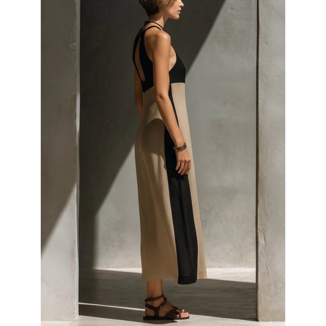 Anne | Damen Leichtes Midikleid Sommer