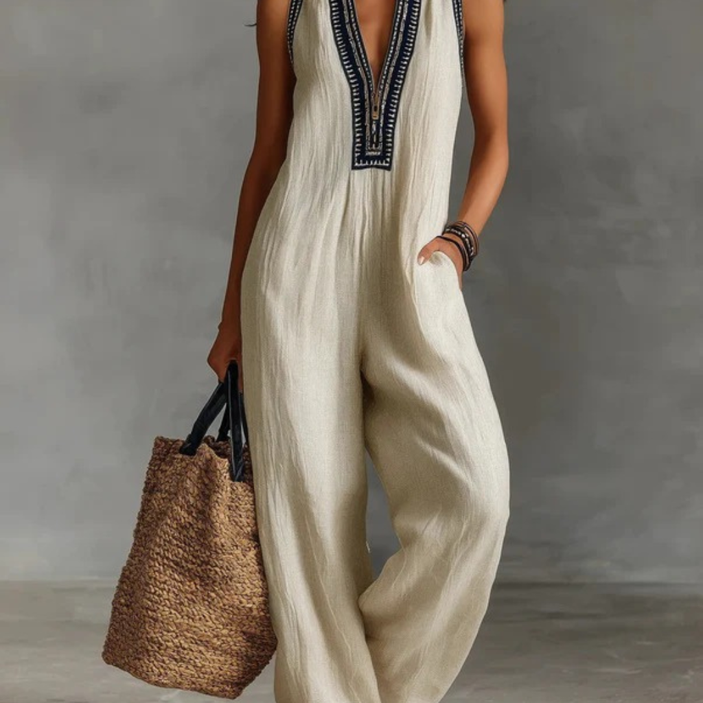 Annika | Damen Stilvolle Freizeit Jumpsuit