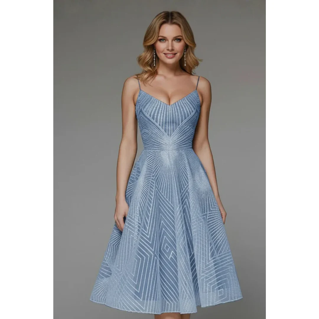 Anouschka | Damen Midikleid Spaghettiträger Sommer – Midi Spaghettiträger 2026