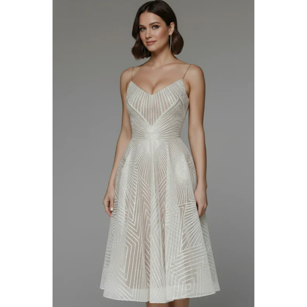 Anouschka | Damen Midikleid Spaghettiträger Sommer – Midi Spaghettiträger 2026