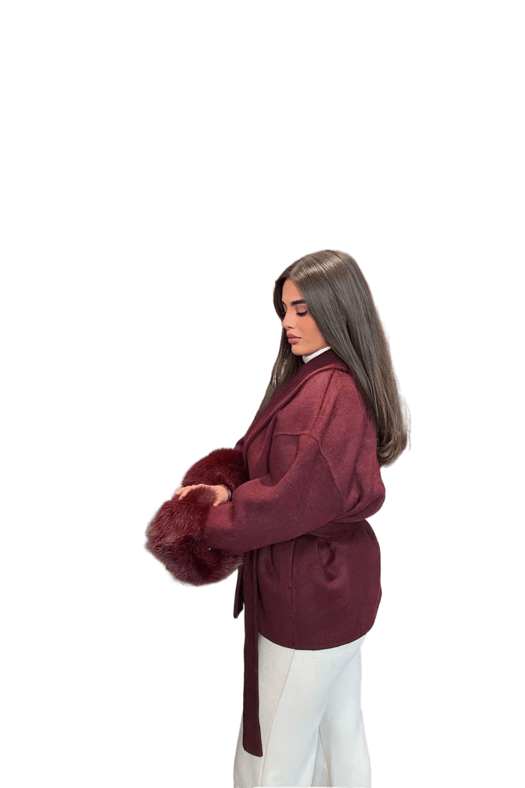 ARCTIC GRACE – ELEGANTER WOLLMANTEL FÜR DAMEN