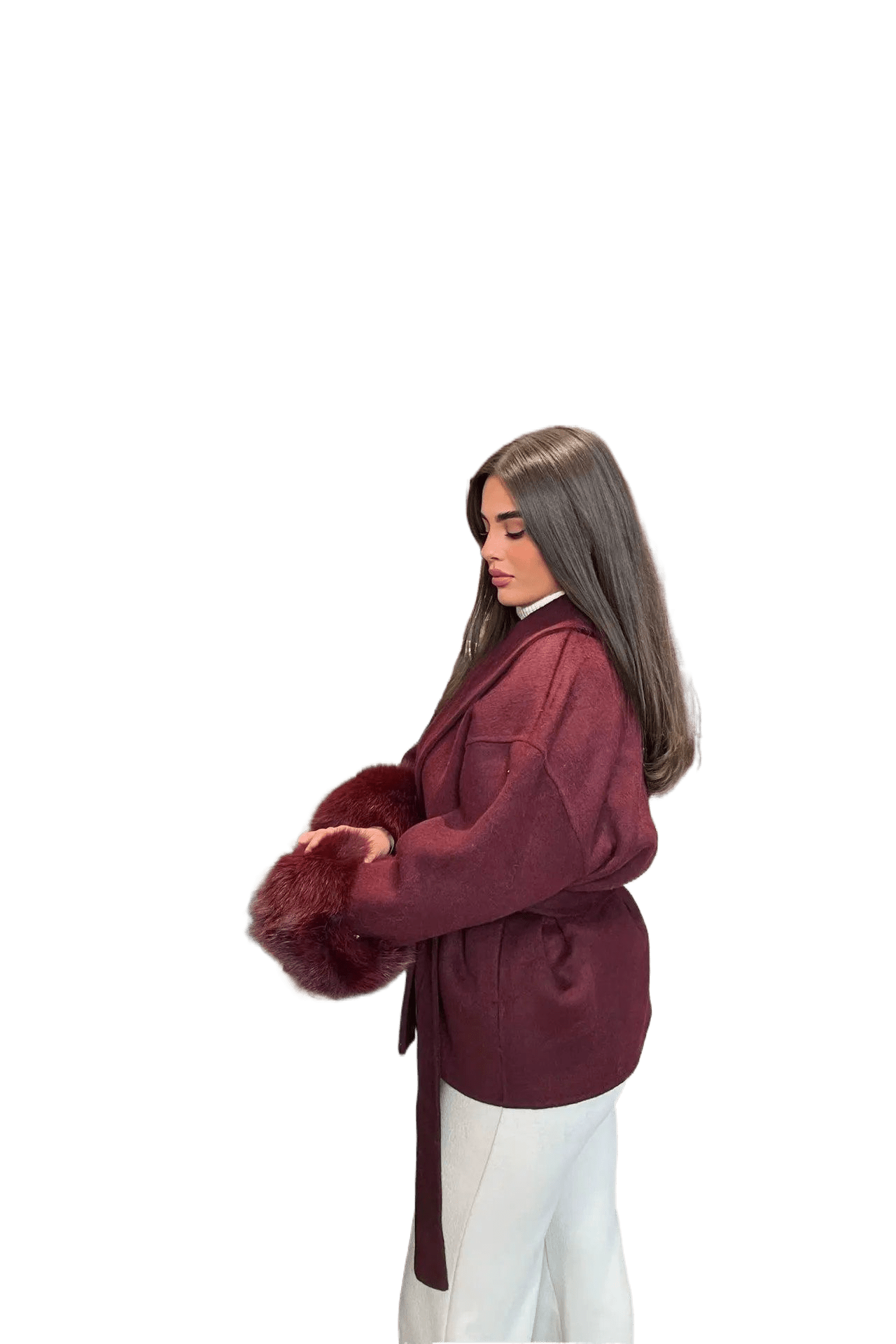 ARCTIC GRACE – ELEGANTER WOLLMANTEL FÜR DAMEN