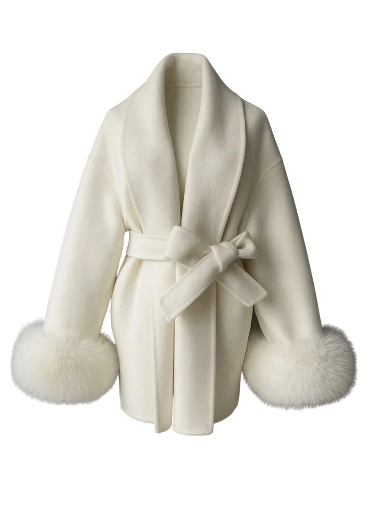 ARCTIC GRACE – ELEGANTER WOLLMANTEL FÜR DAMEN