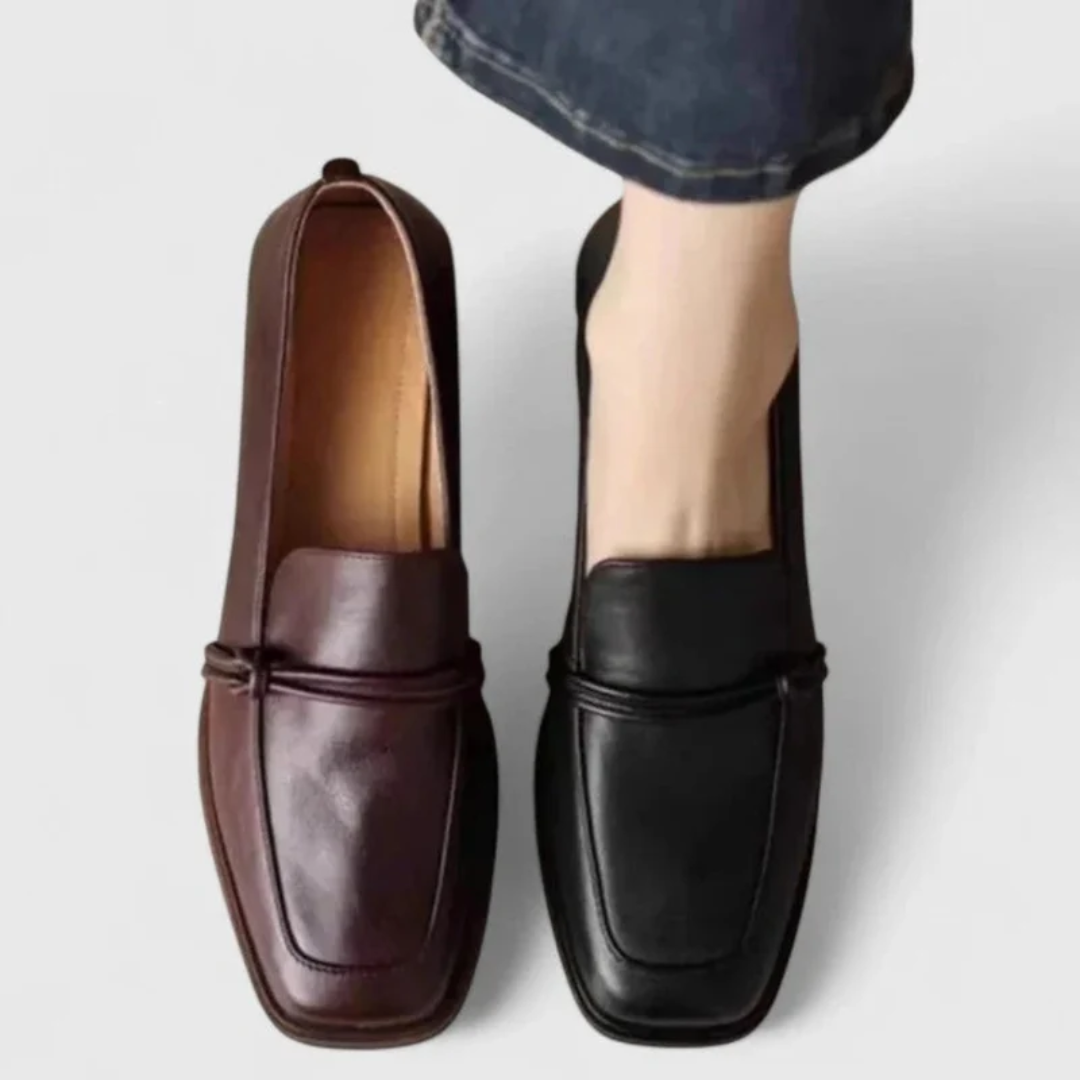 Audrey | Damen Elegante Klassische Loafer Schuhe Slip-On Komfort