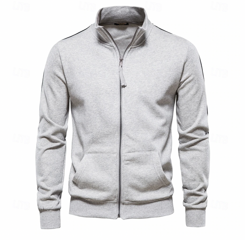 Aurelius | Herren Sweatjacke mit Stehkragen