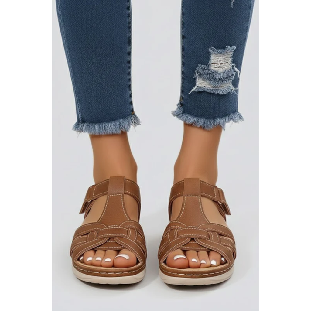 Olivia | Damen Sommer Sandalen Mit Riemen Für Alltag