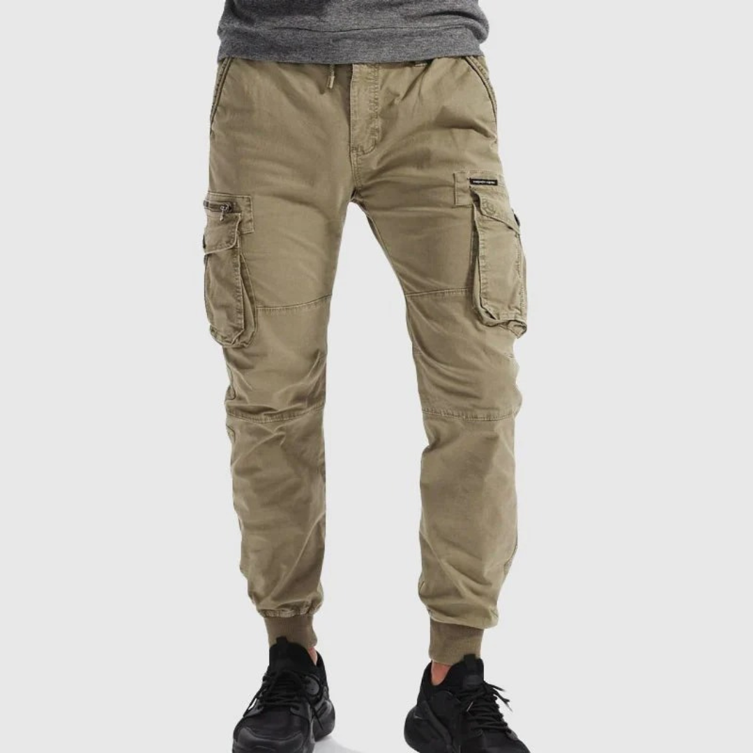 Axel | Herren Cargohose Mit Kordelzug
