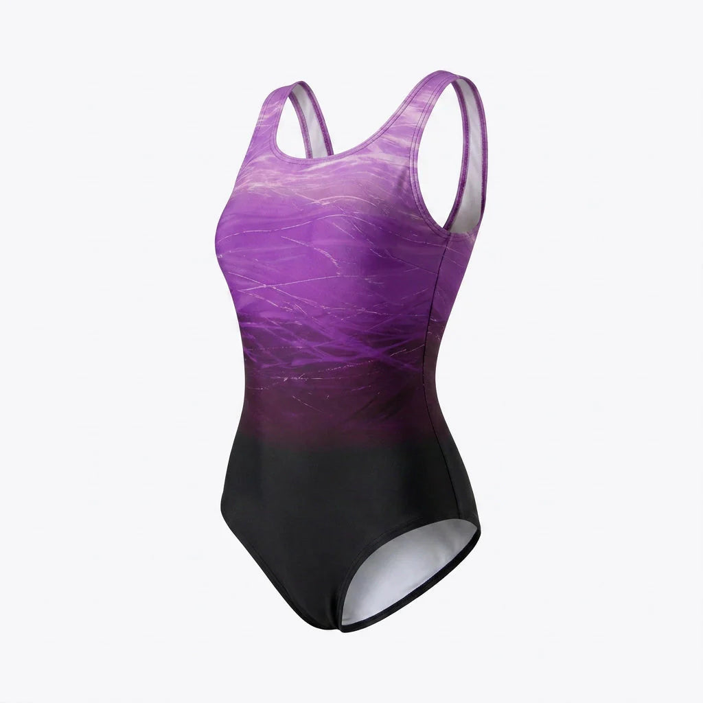 Sportlicher Medium Shape Badeanzug für Damen im Einteiler Stil
