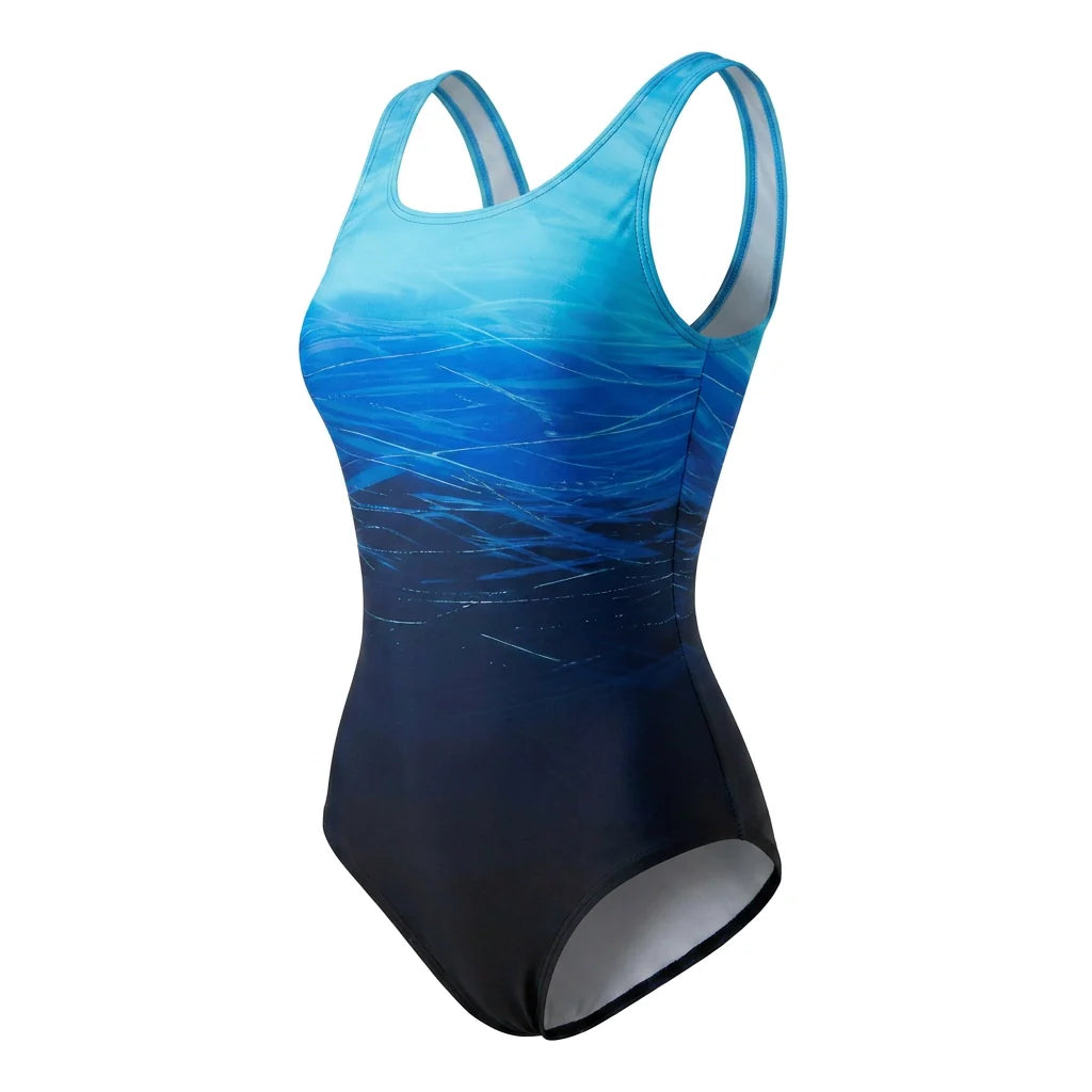 Sportlicher Medium Shape Badeanzug für Damen im Einteiler Stil