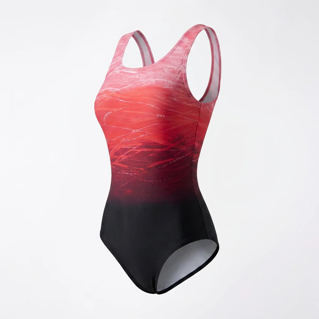 Sportlicher Medium Shape Badeanzug für Damen im Einteiler Stil