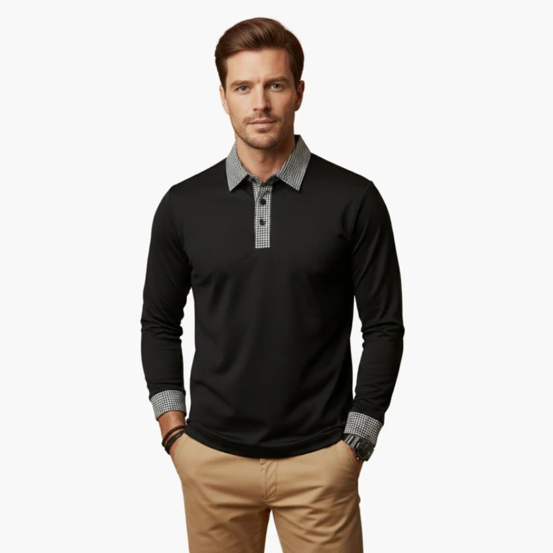 Bastian | Herren Poloshirt Kontrast Stil