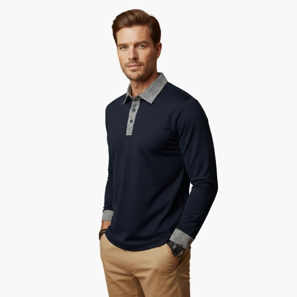 Bastian | Herren Poloshirt Kontrast Stil