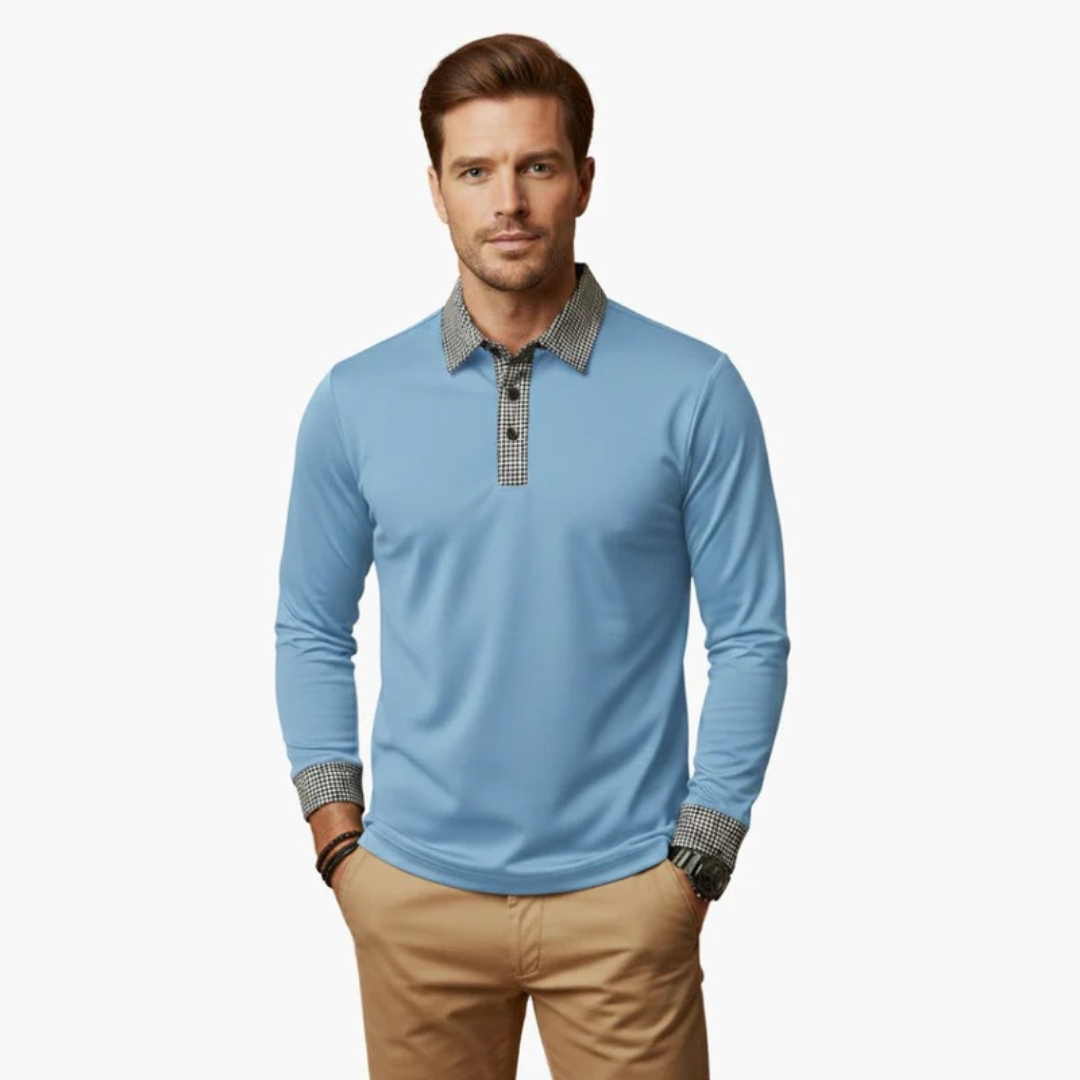 Bastian | Herren Poloshirt Kontrast Stil