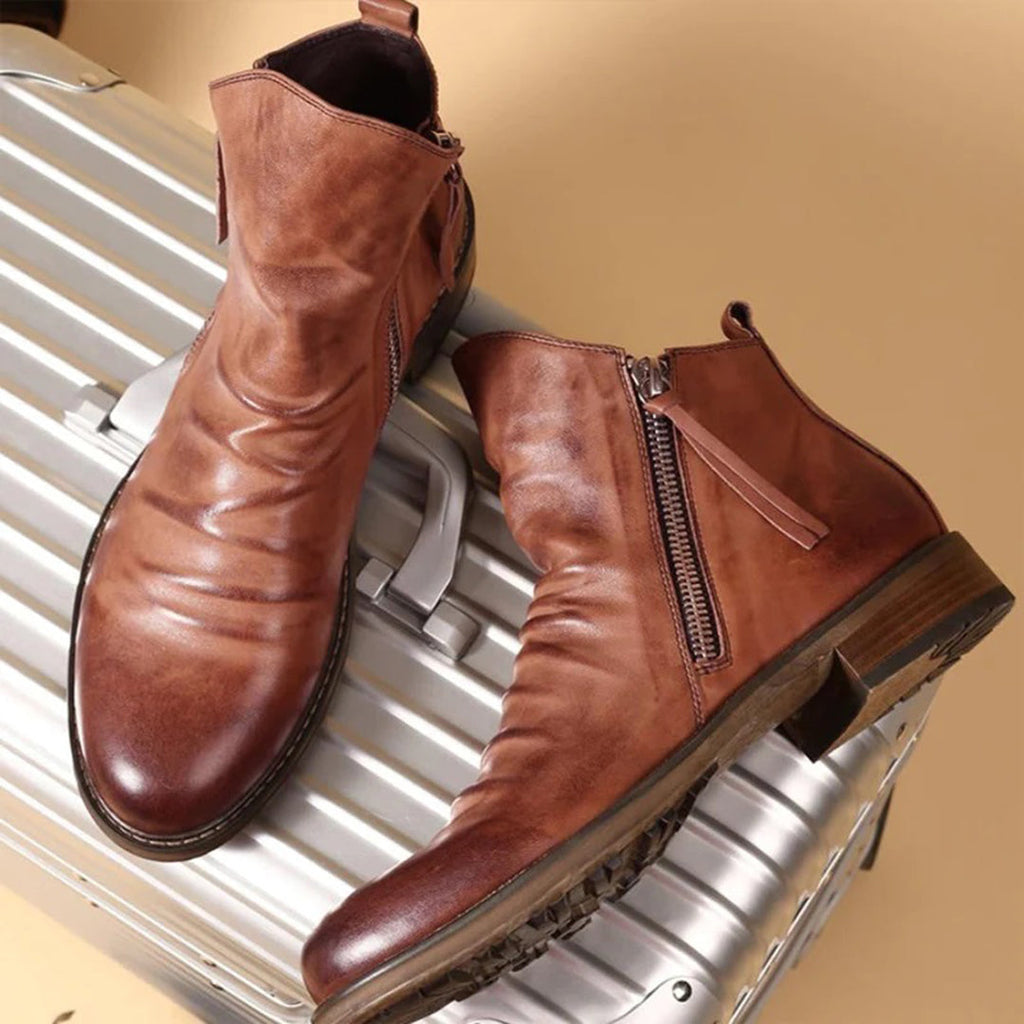 Bastian | Herren Stiefeletten mit Reißverschluss