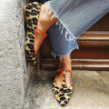 Klara | Ballerinas mit Leopardenmuster und T-Riemen